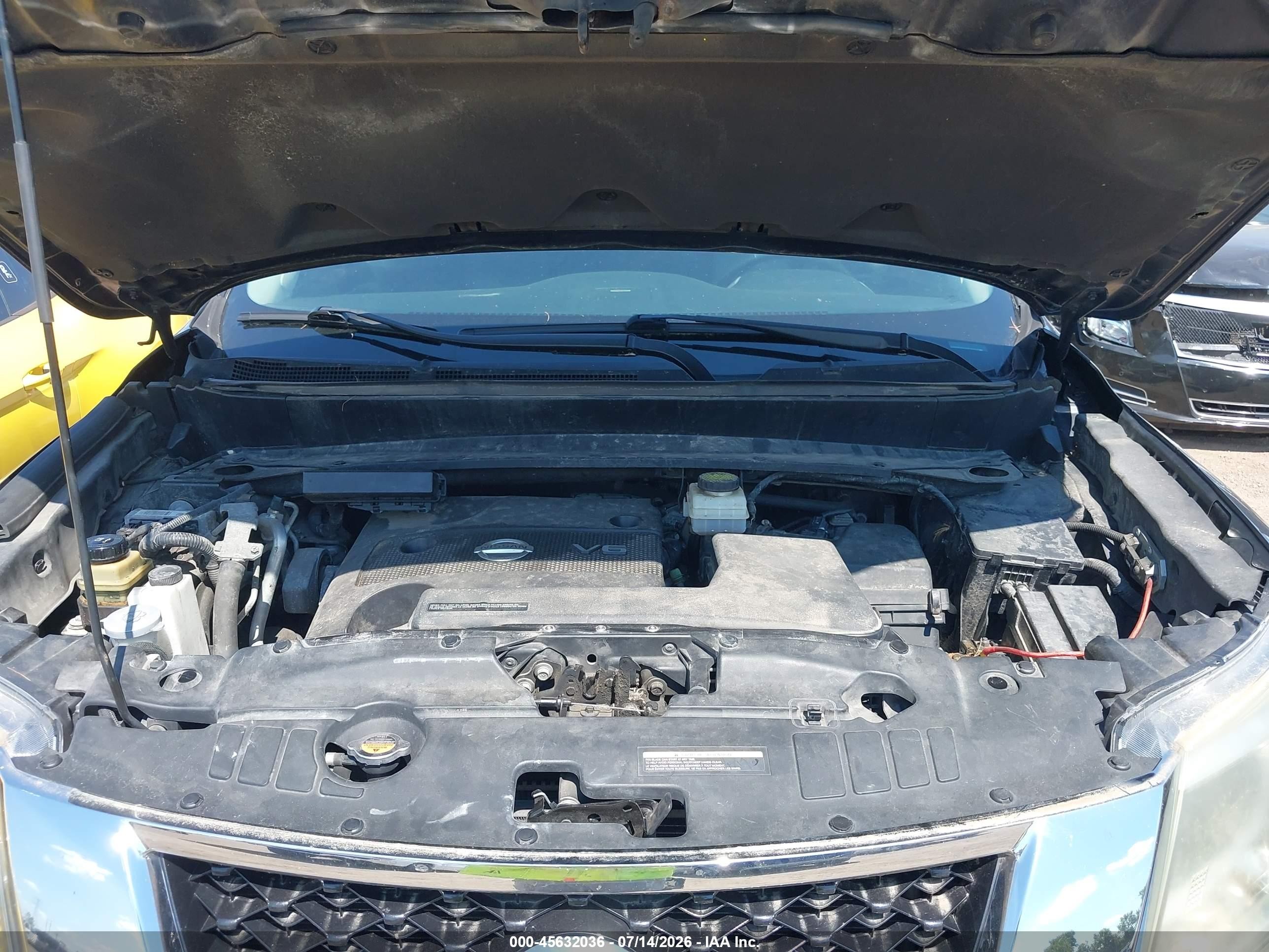 2014 Nissan Pathfinder Sl Gray vin: 5N1AR2MM5EC734895