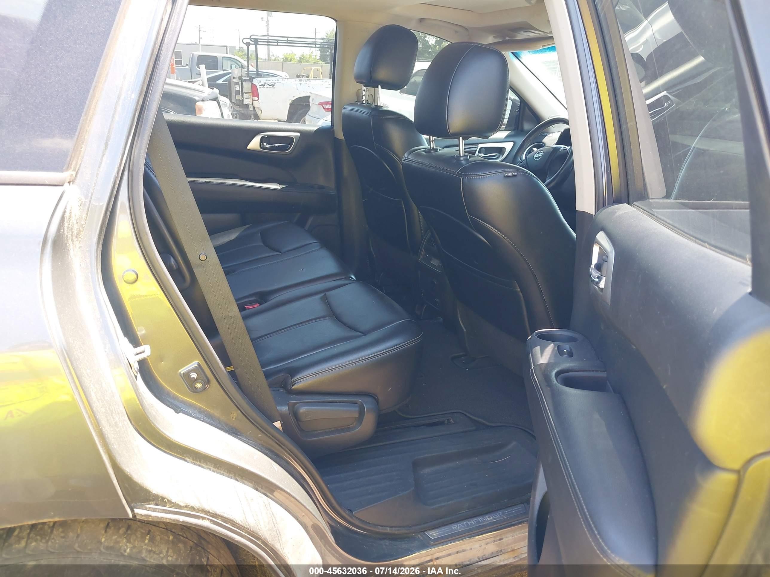 2014 Nissan Pathfinder Sl Gray vin: 5N1AR2MM5EC734895