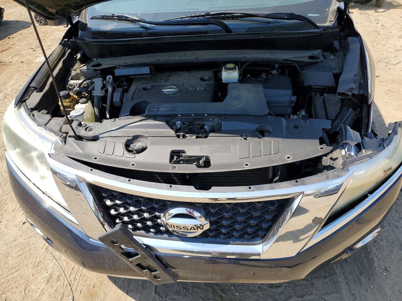 2014 Nissan Pathfinder S Blue vin: 5N1AR2MM5EC735559