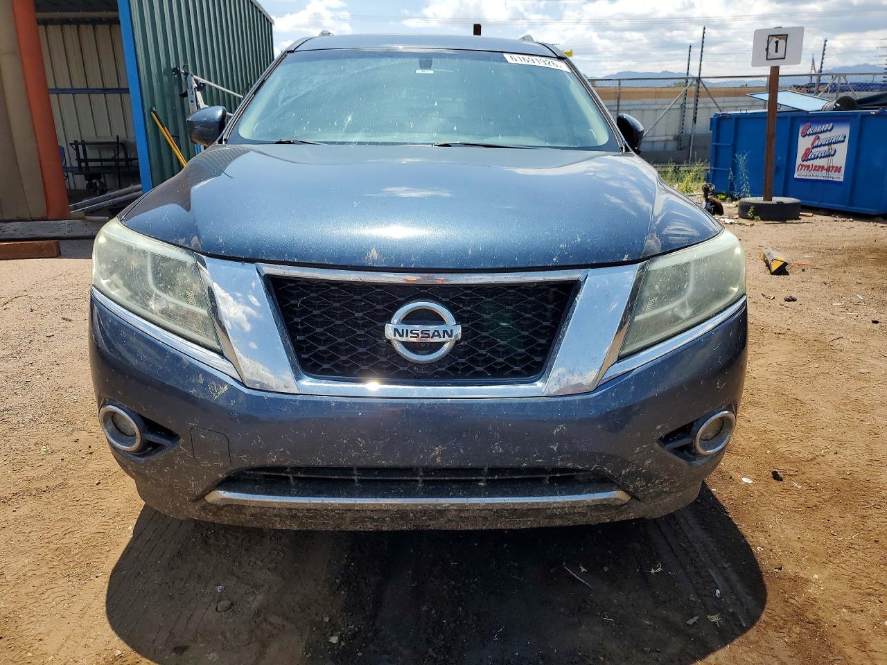 2015 Nissan Pathfinder Platinum Blue vin: 5N1AR2MM5FC600390