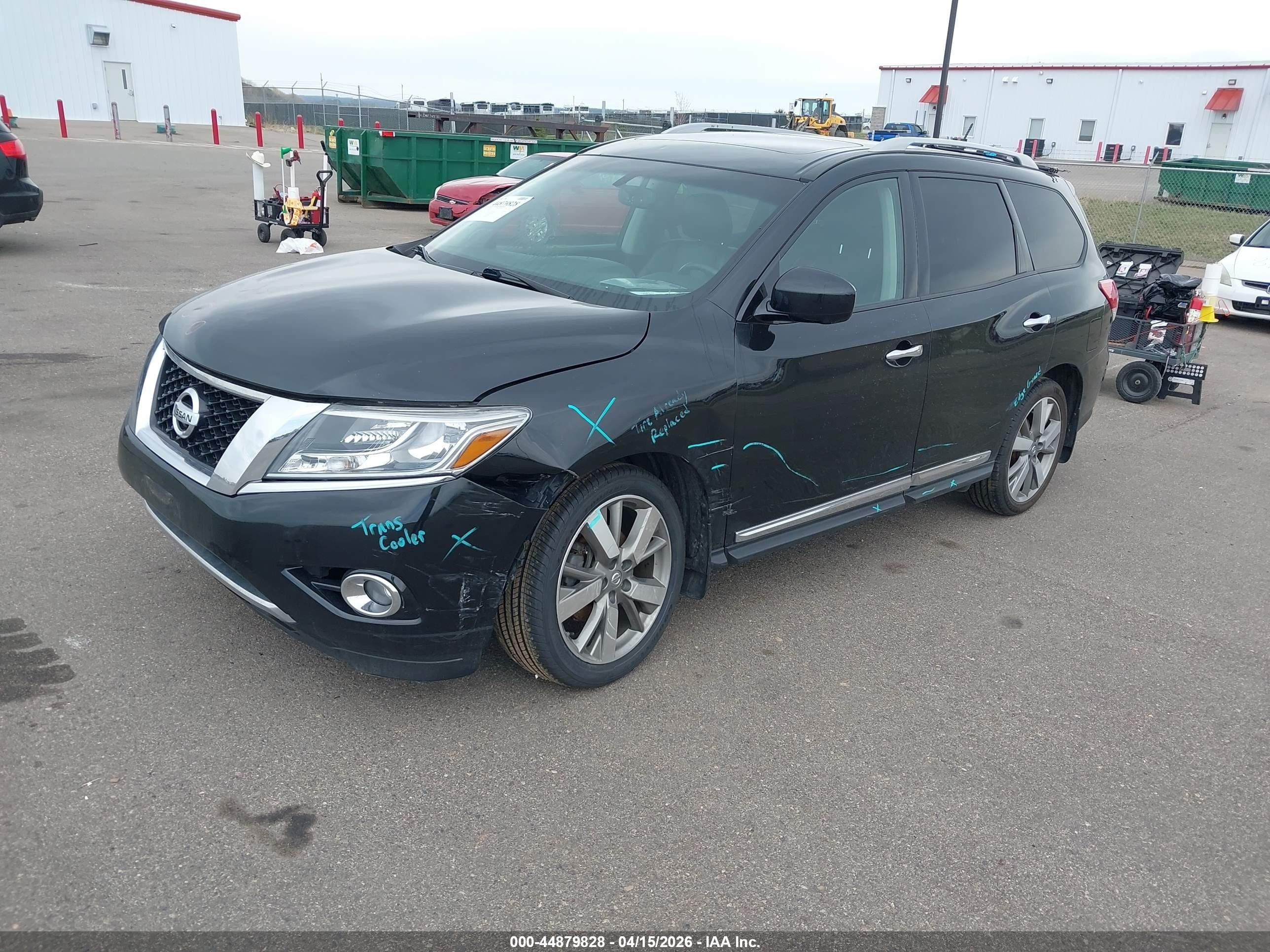 2015 Nissan Pathfinder Platinum Black vin: 5N1AR2MM5FC628349