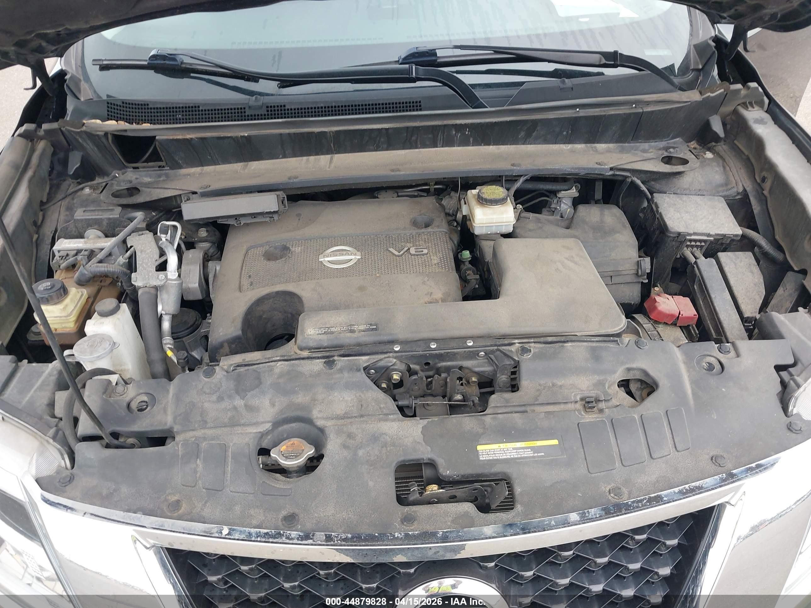 2015 Nissan Pathfinder Platinum Black vin: 5N1AR2MM5FC628349