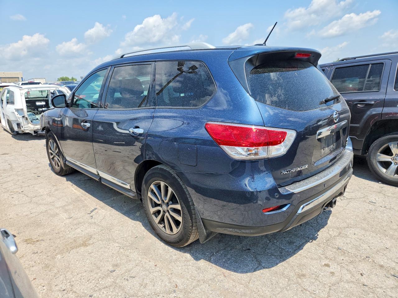 2015 Nissan Pathfinder Sl Blue vin: 5N1AR2MM5FC632806