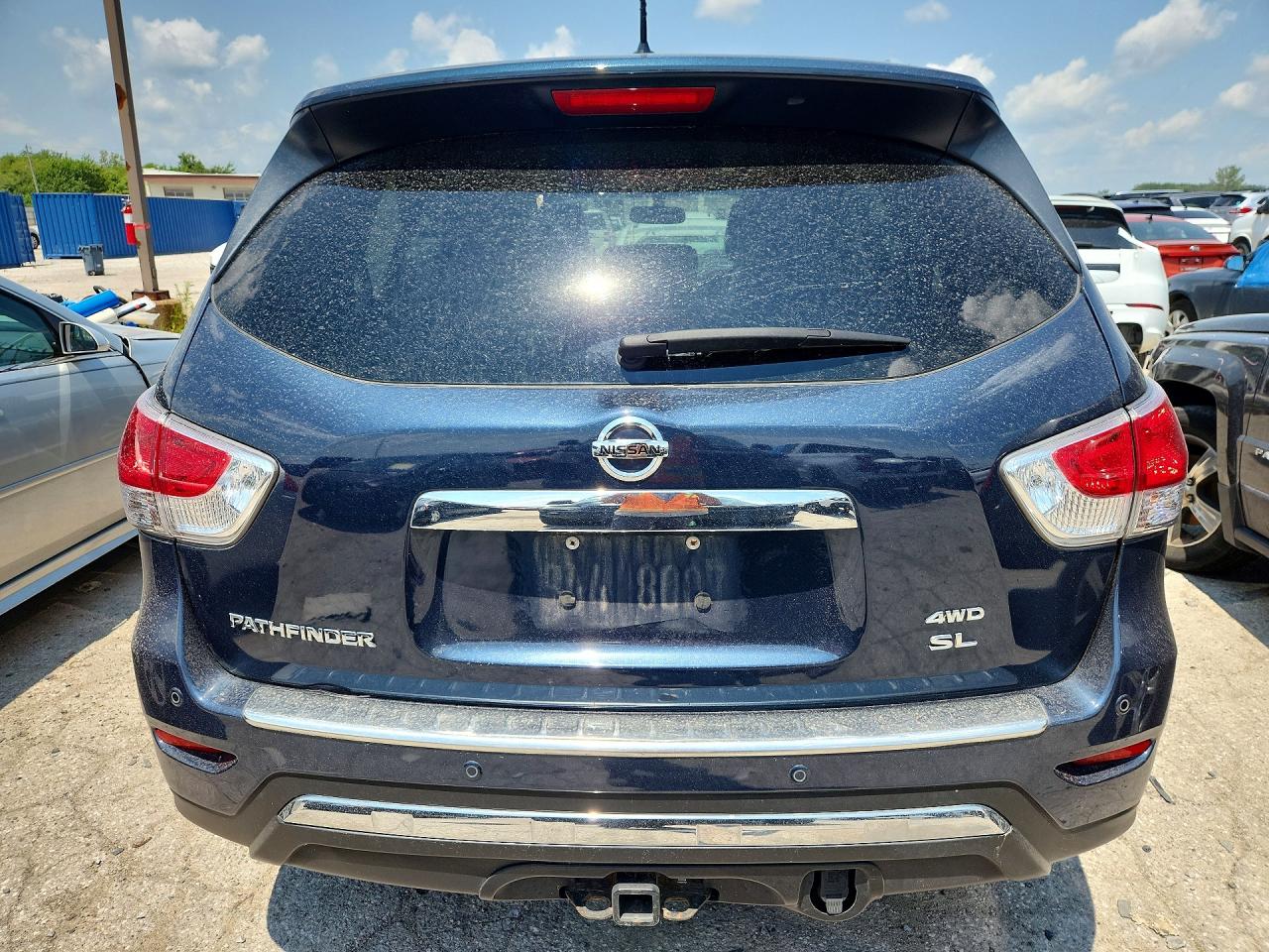 2015 Nissan Pathfinder Sl Blue vin: 5N1AR2MM5FC632806
