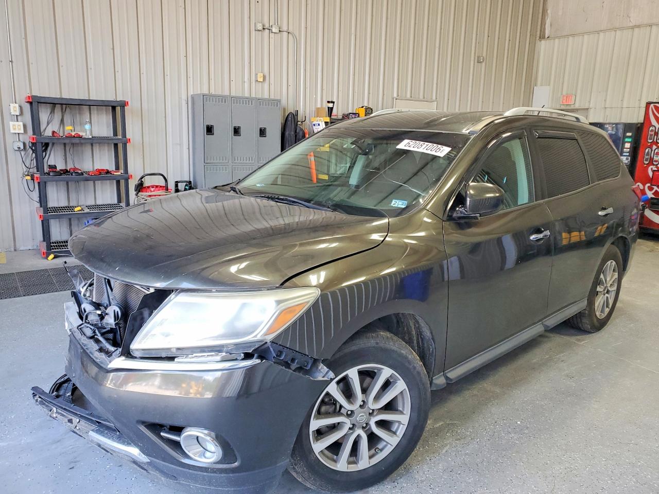 2015 Nissan Pathfinder Sv Charcoal vin: 5N1AR2MM5FC635334