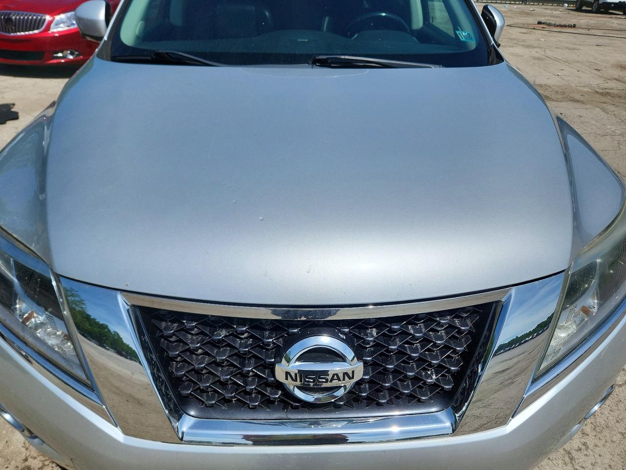 2015 Nissan Pathfinder Sl Silver vin: 5N1AR2MM5FC638377