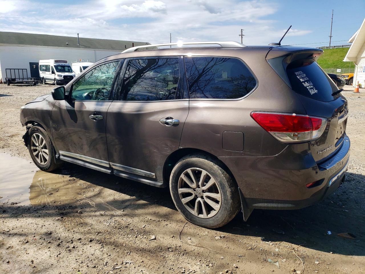 2015 Nissan Pathfinder Sl Brown vin: 5N1AR2MM5FC645362