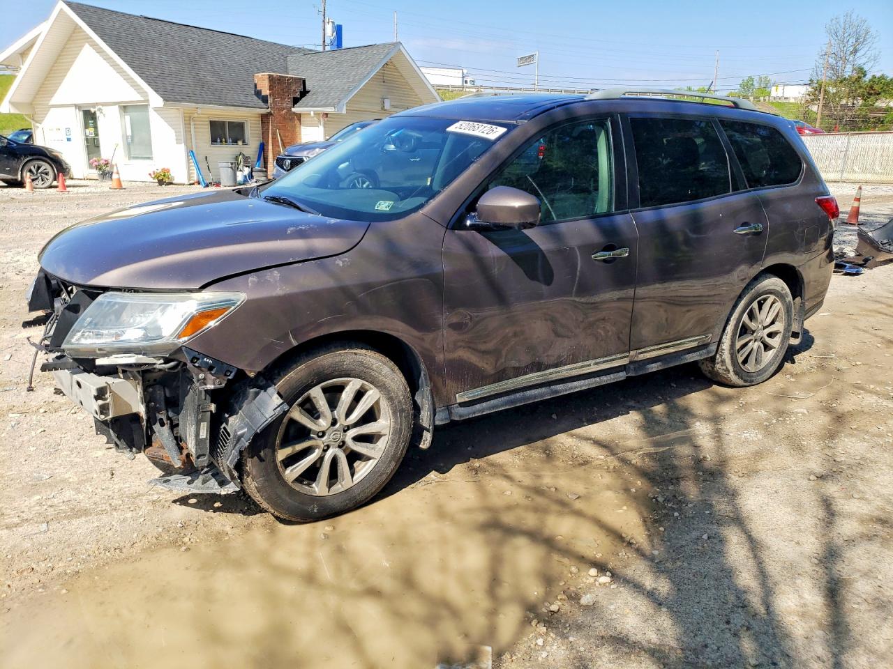 2015 Nissan Pathfinder Sl Brown vin: 5N1AR2MM5FC645362