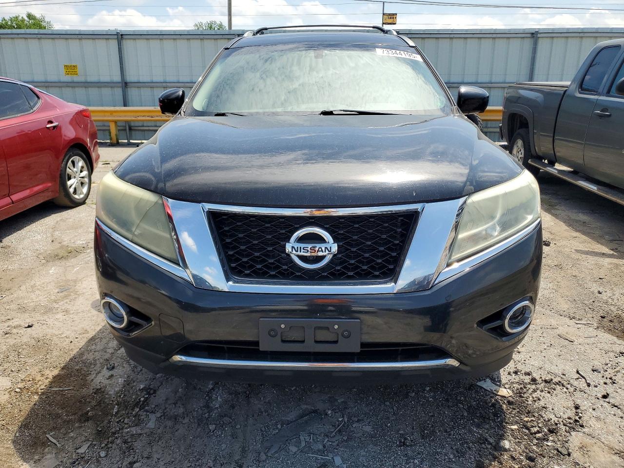 2015 Nissan Pathfinder S Черный vin: 5N1AR2MM5FC648505