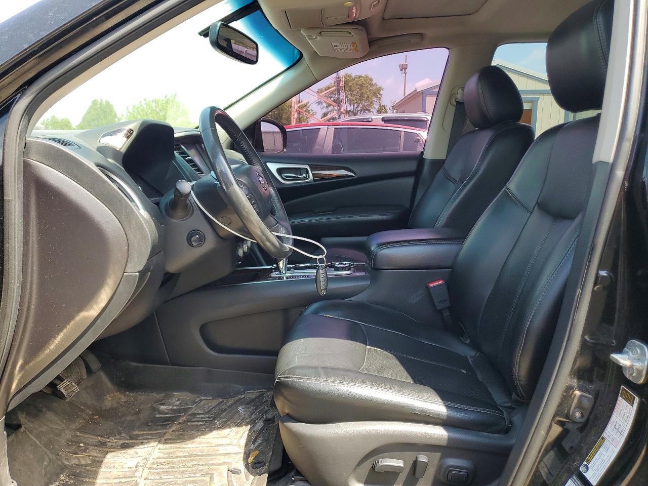 2015 Nissan Pathfinder S Черный vin: 5N1AR2MM5FC648505