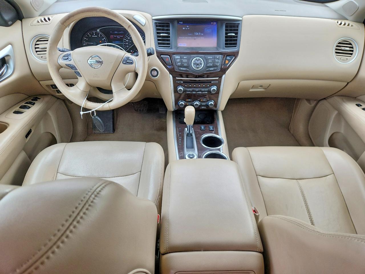 2015 Nissan Pathfinder S Blue vin: 5N1AR2MM5FC656362