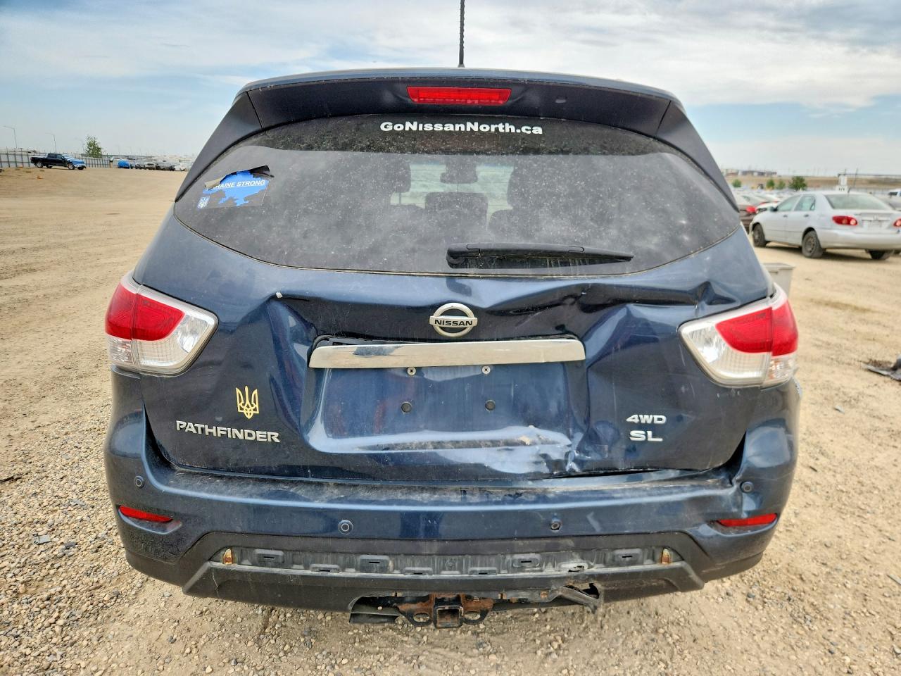 2015 Nissan Pathfinder S Blue vin: 5N1AR2MM5FC656362