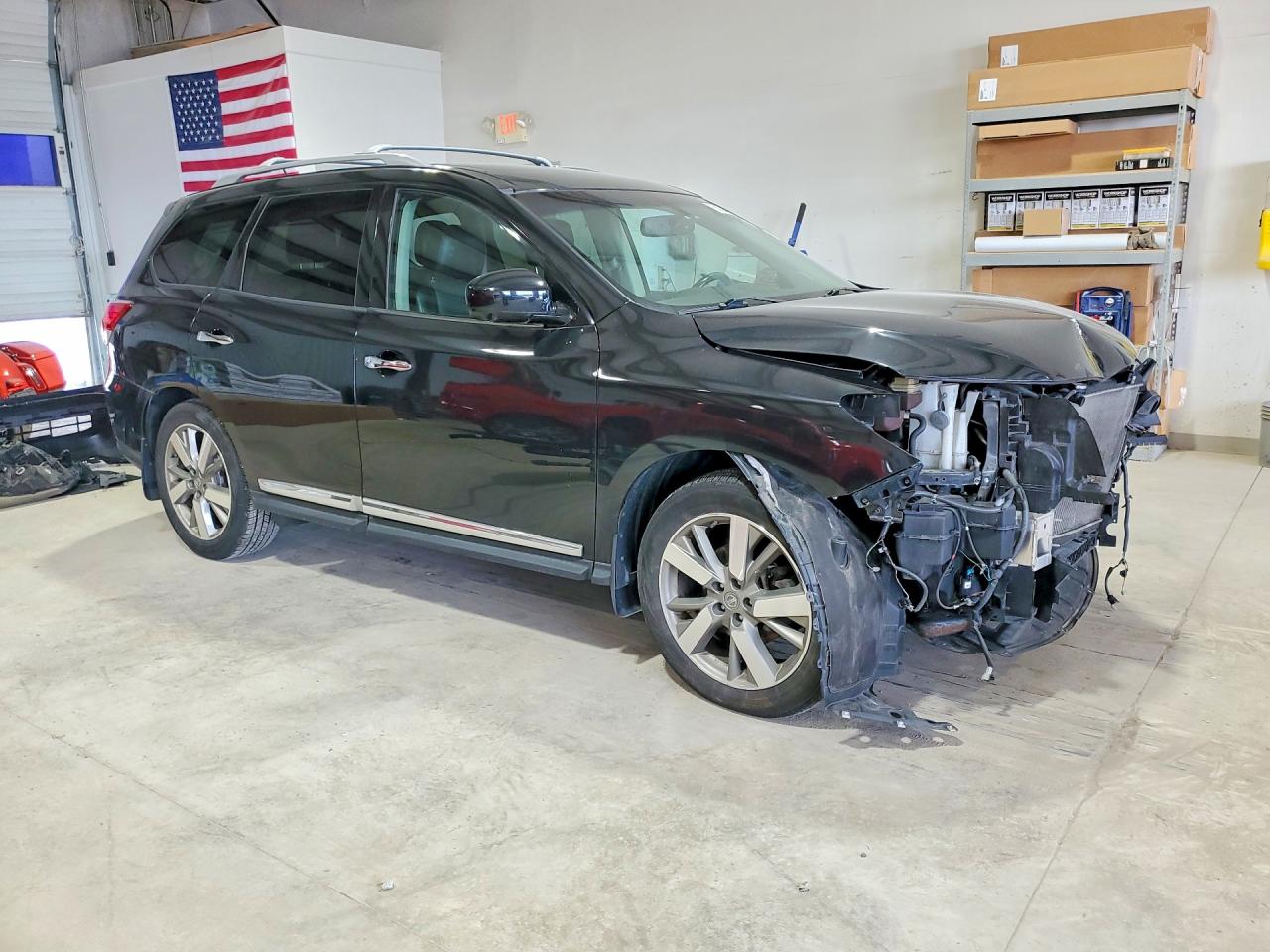 2015 Nissan Pathfinder S Black vin: 5N1AR2MM5FC667068