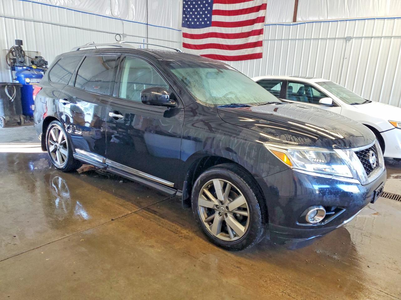 2015 Nissan Pathfinder S Black vin: 5N1AR2MM5FC683464