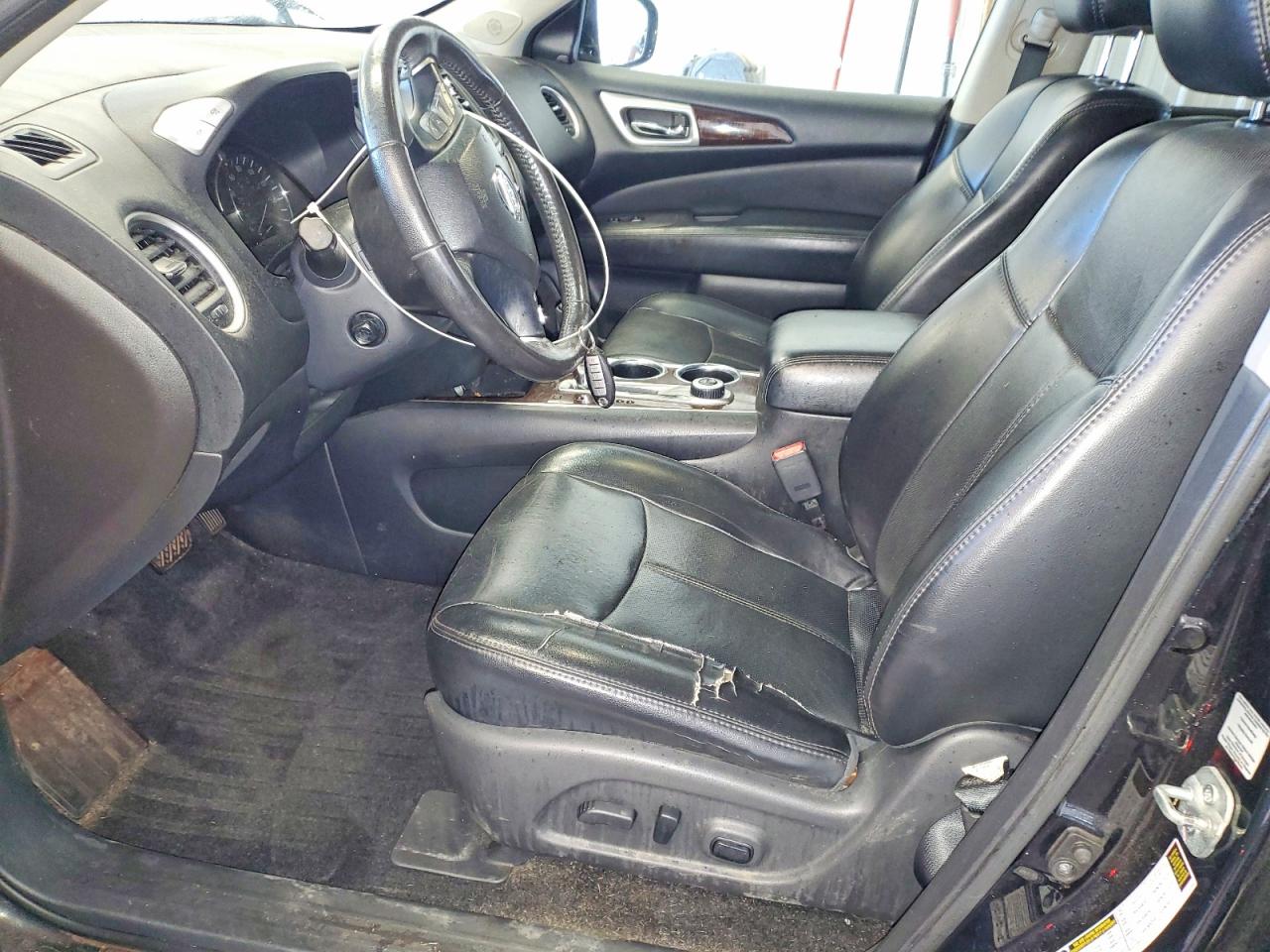 2015 Nissan Pathfinder S Black vin: 5N1AR2MM5FC683464