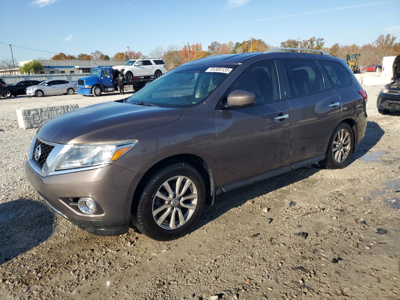 2015 Nissan Pathfinder Sv Коричневый vin: 5N1AR2MM5FC701400