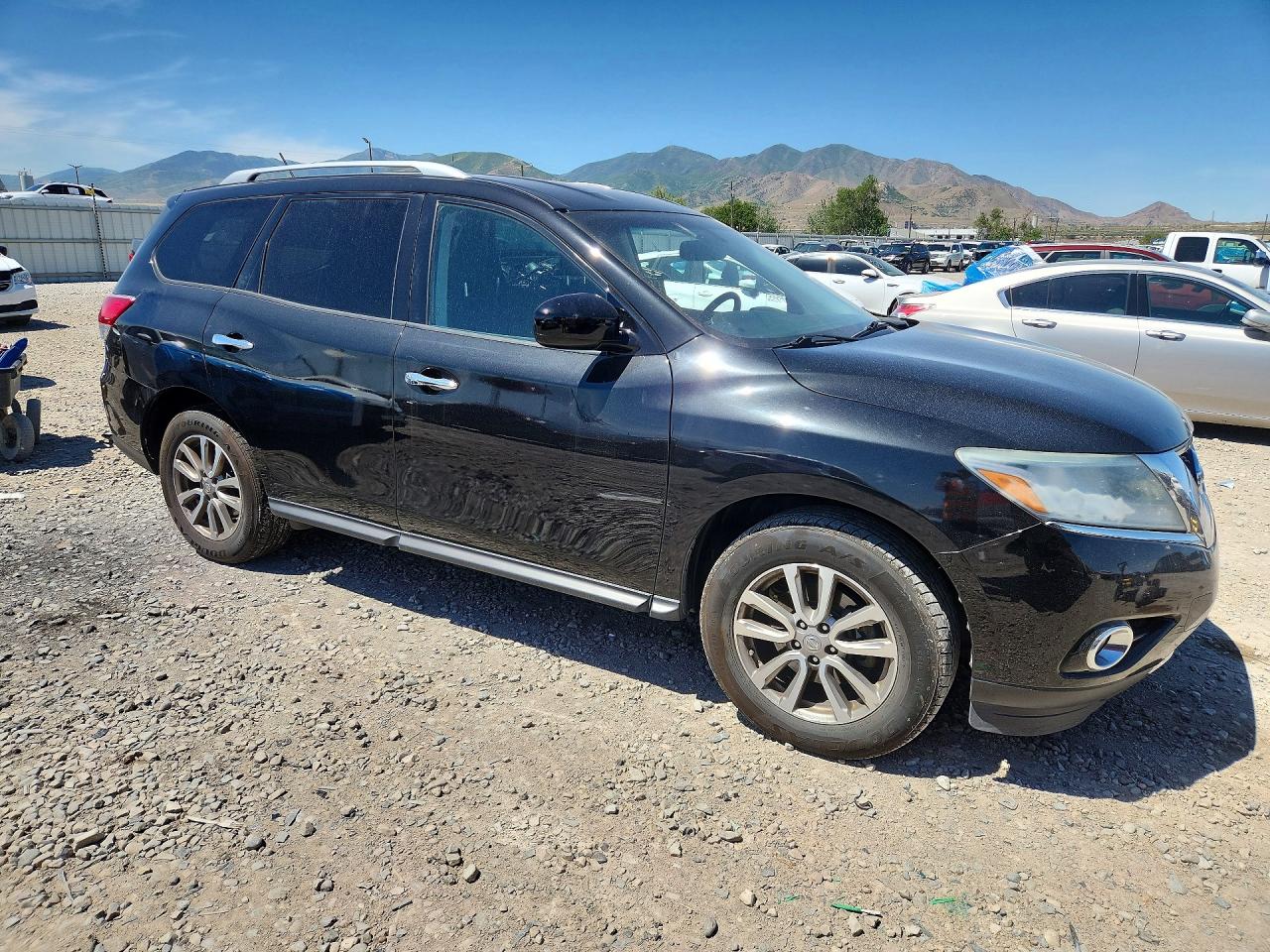 2015 Nissan Pathfinder Sv Black vin: 5N1AR2MM5FC703566
