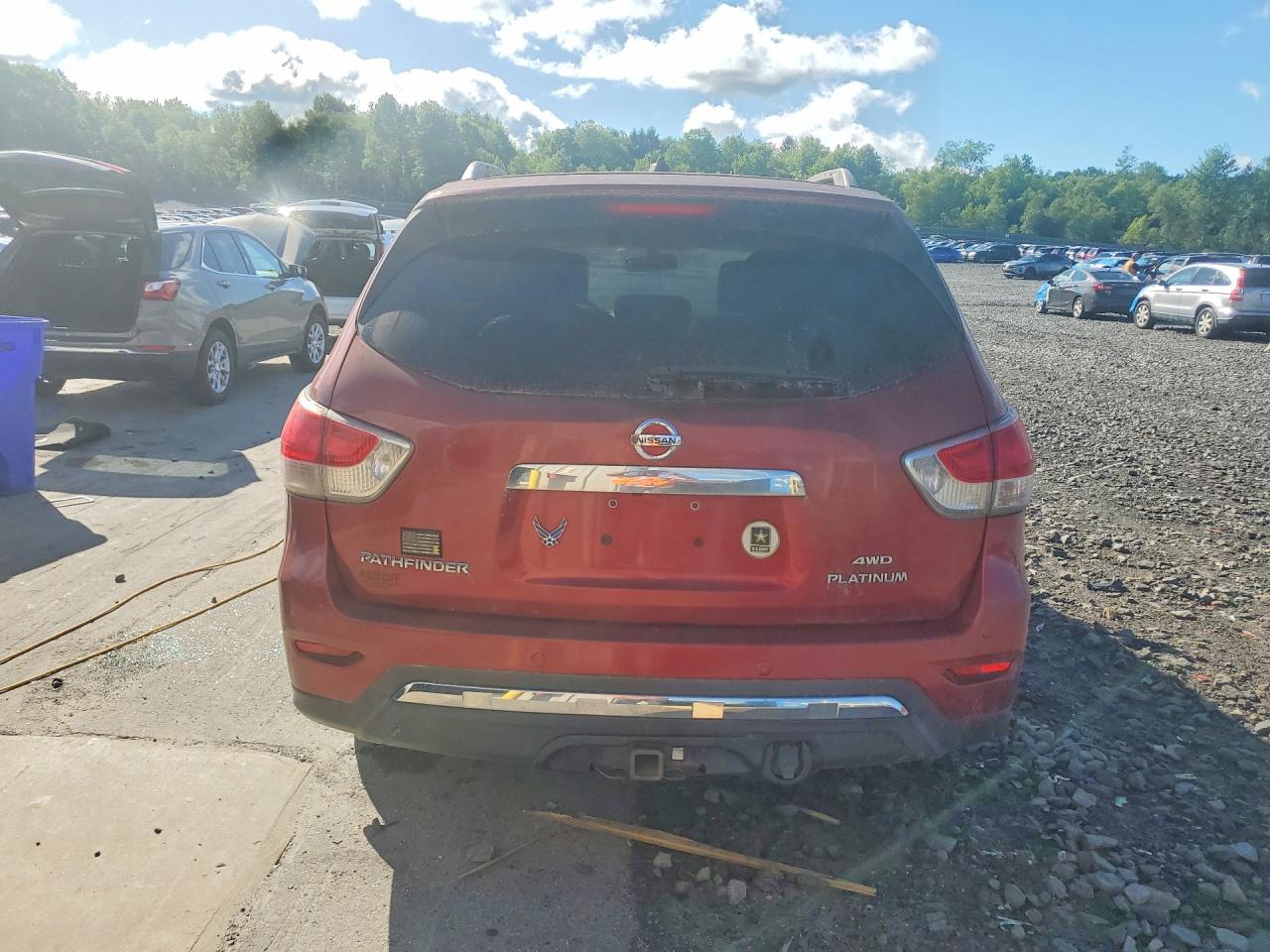 2013 Nissan Pathfinder S Burgundy vin: 5N1AR2MM6DC626249