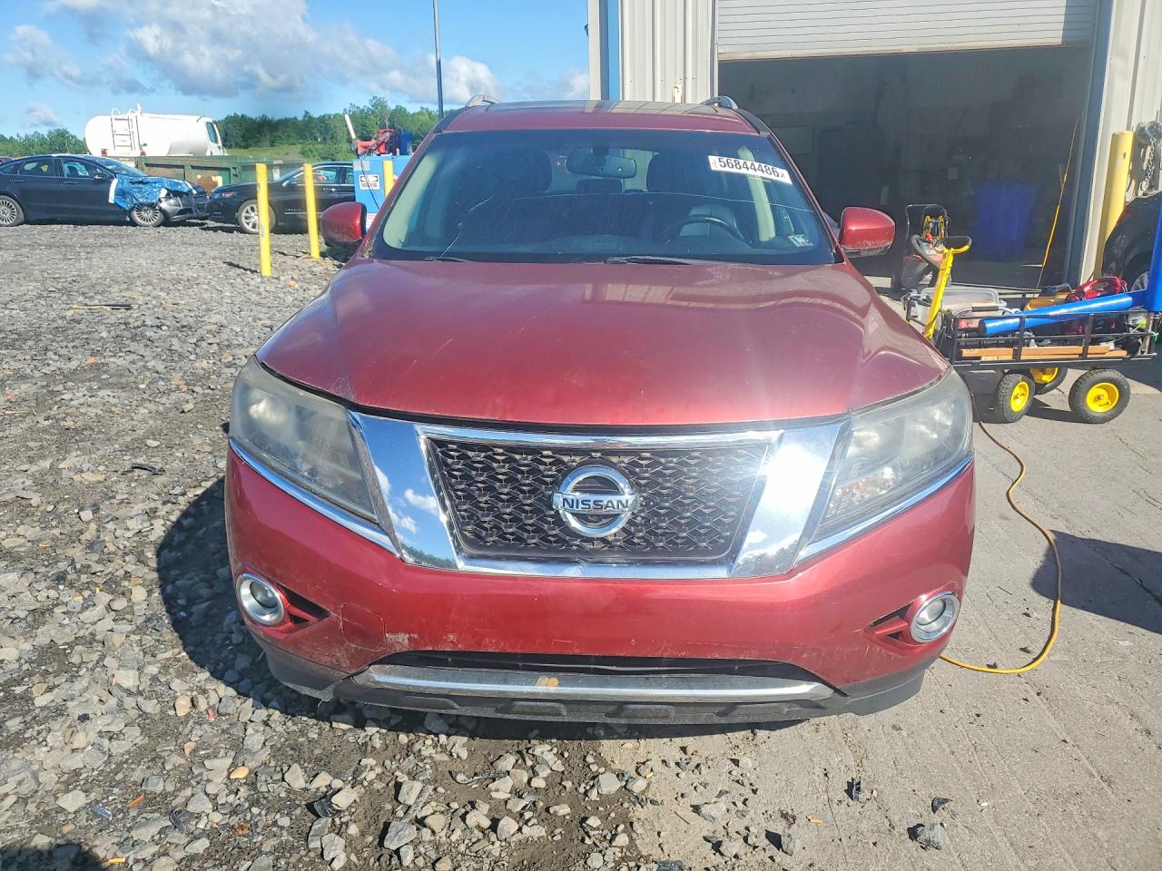 2013 Nissan Pathfinder S Burgundy vin: 5N1AR2MM6DC626249