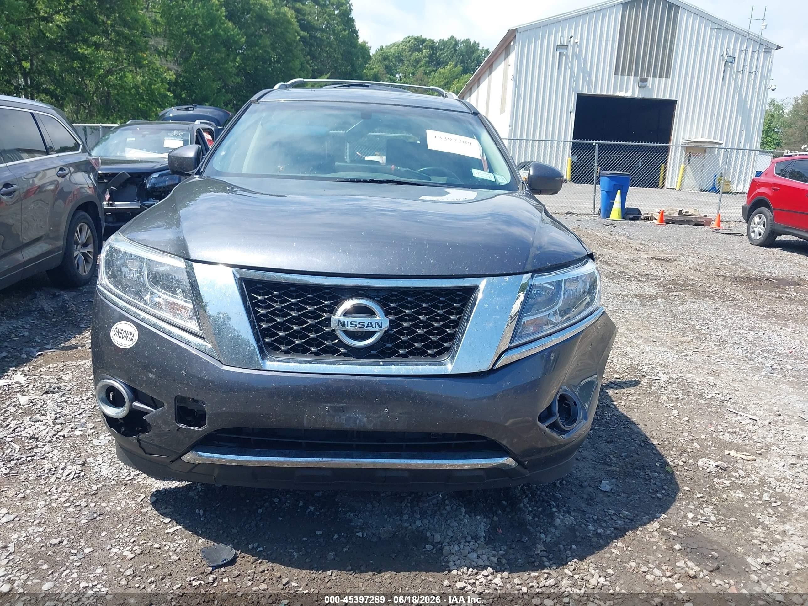 2013 Nissan Pathfinder Platinum Gray vin: 5N1AR2MM6DC628213