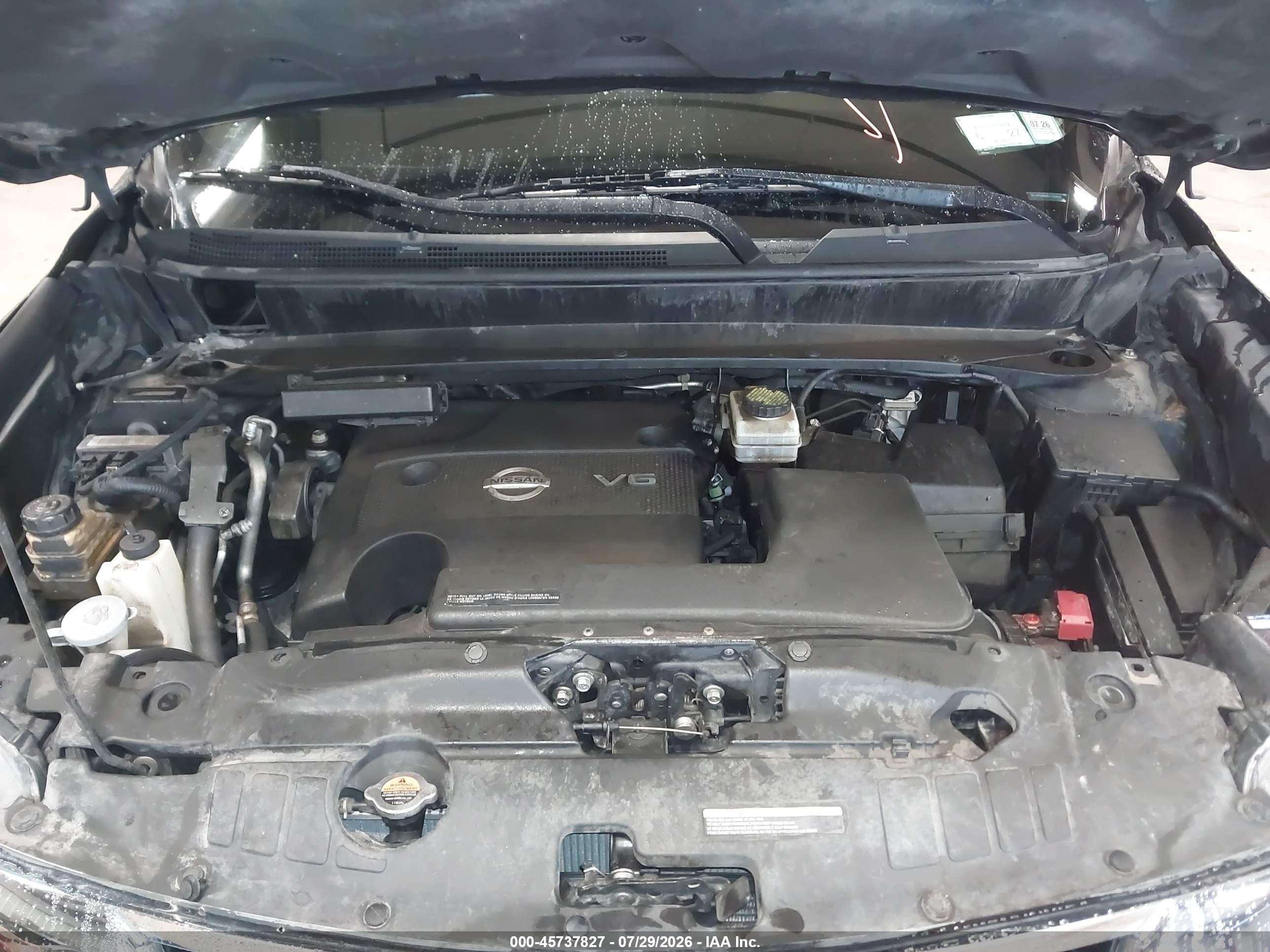2013 Nissan Pathfinder Sl Black vin: 5N1AR2MM6DC629944
