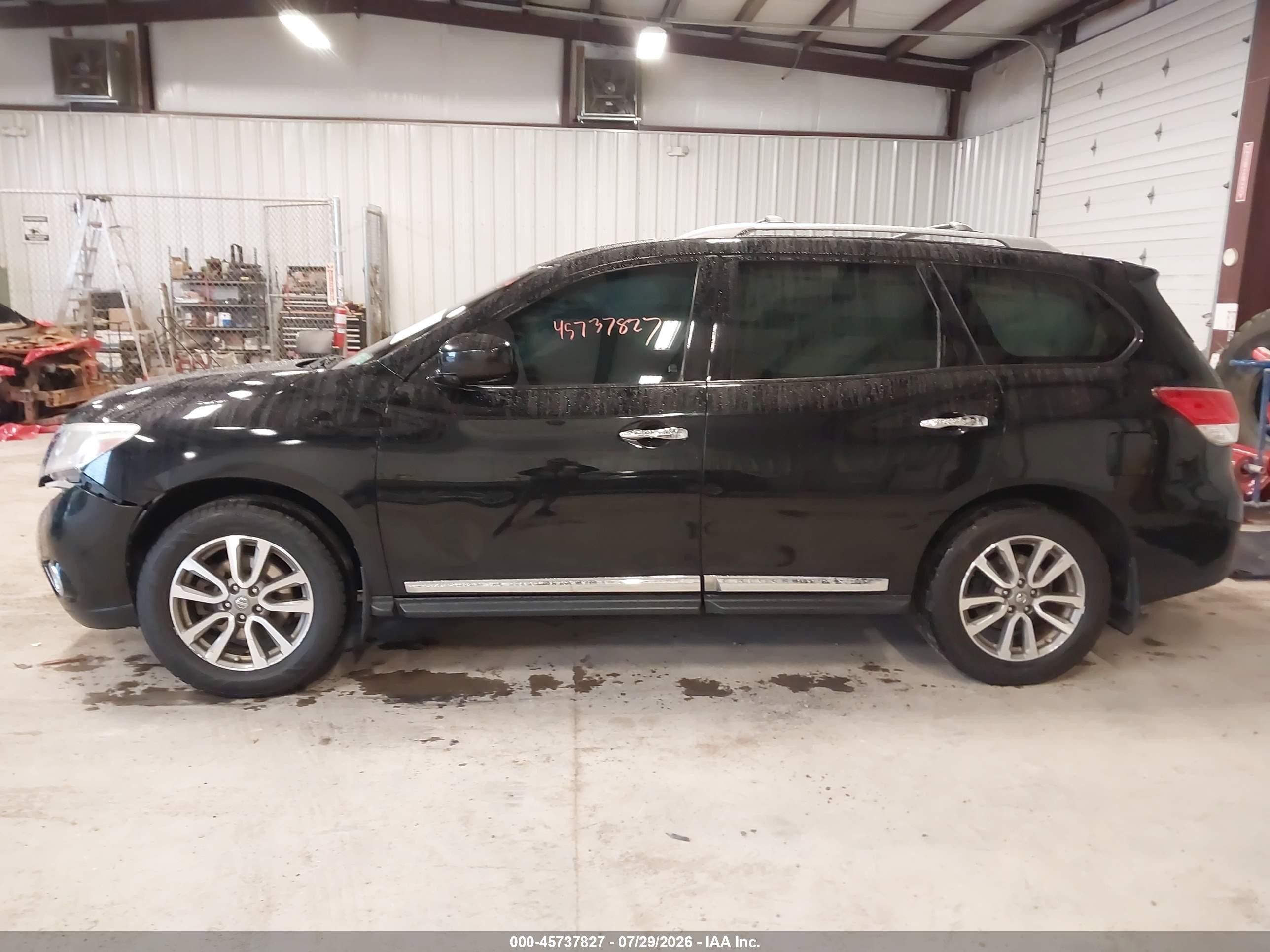 2013 Nissan Pathfinder Sl Black vin: 5N1AR2MM6DC629944