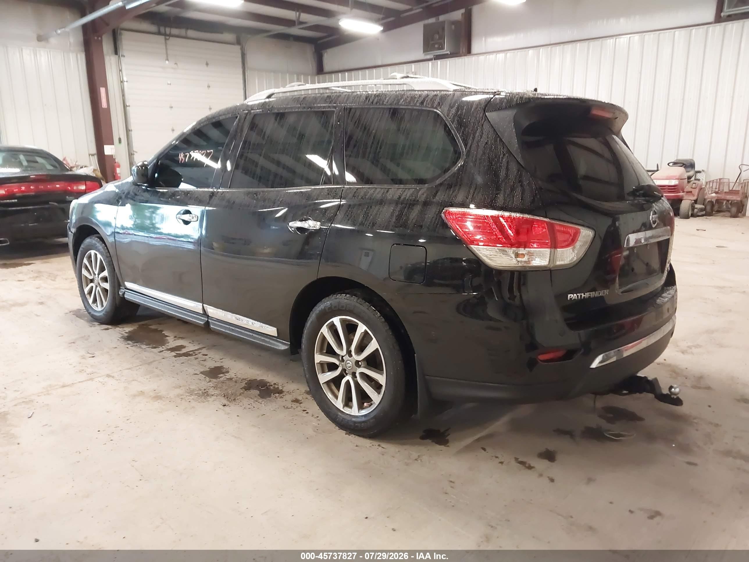 2013 Nissan Pathfinder Sl Black vin: 5N1AR2MM6DC629944