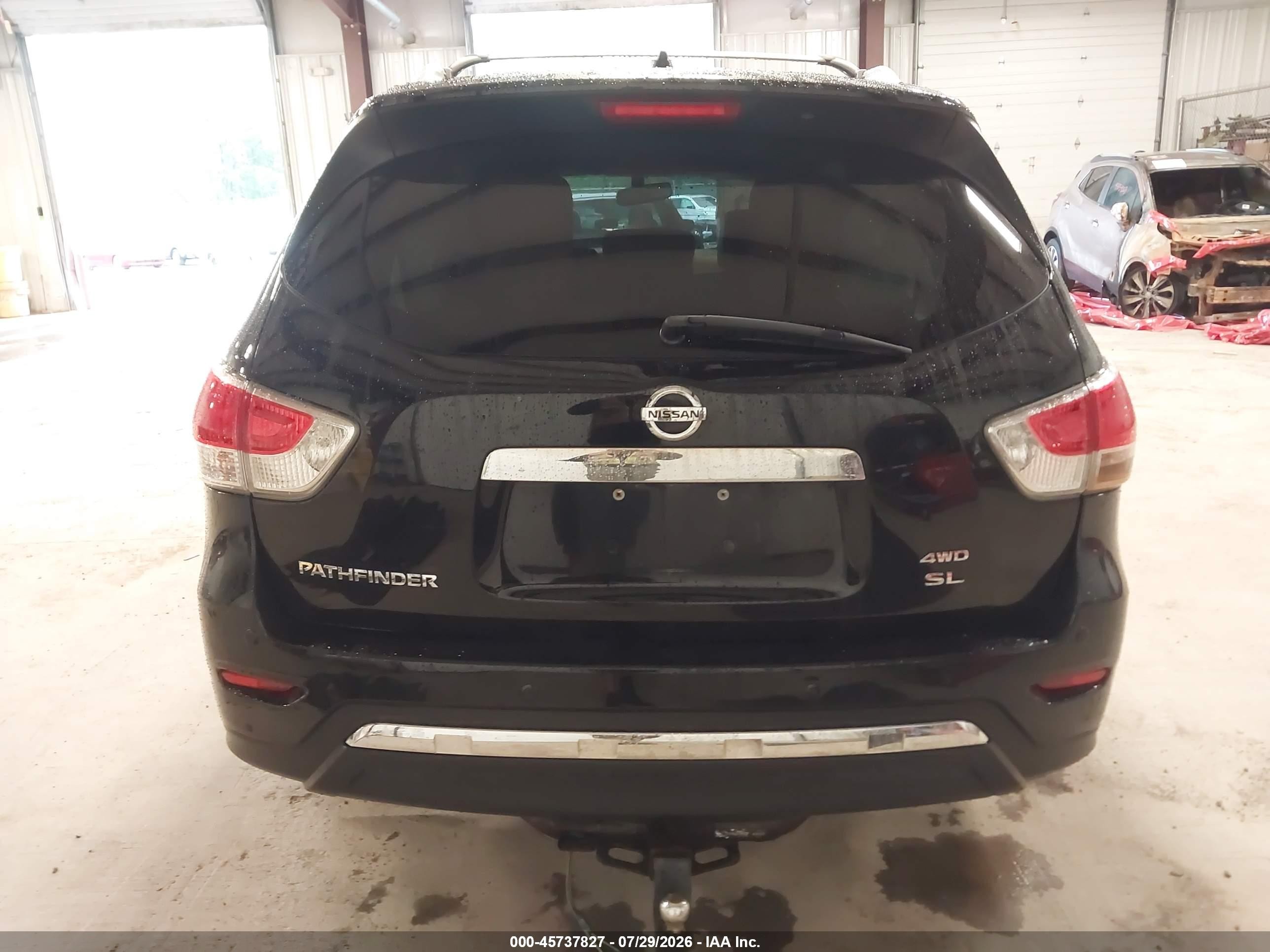 2013 Nissan Pathfinder Sl Black vin: 5N1AR2MM6DC629944