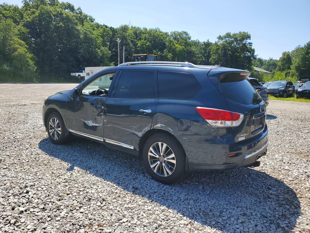 2013 Nissan Pathfinder S Blue vin: 5N1AR2MM6DC644279