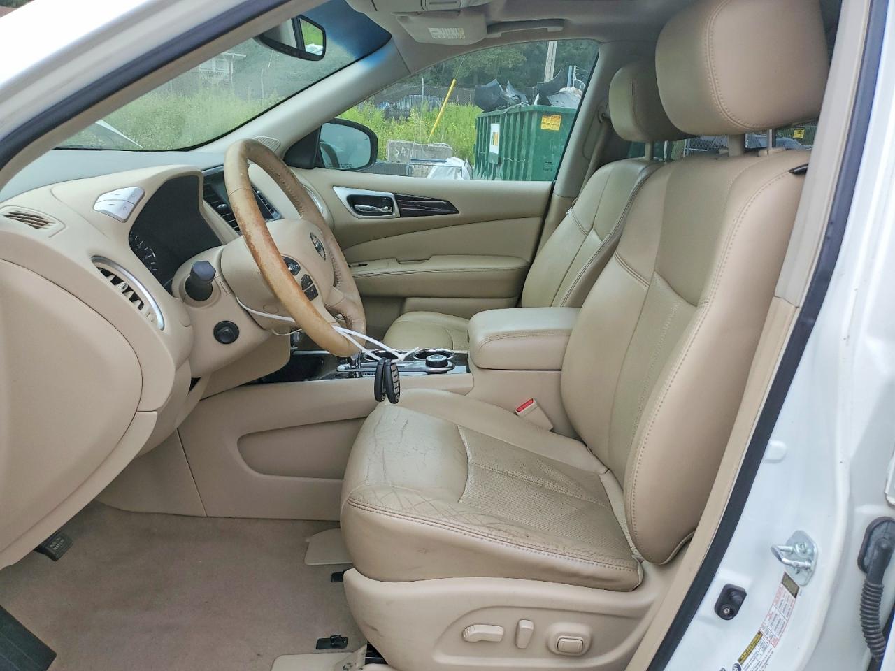 2013 Nissan Pathfinder S Белый vin: 5N1AR2MM6DC658487