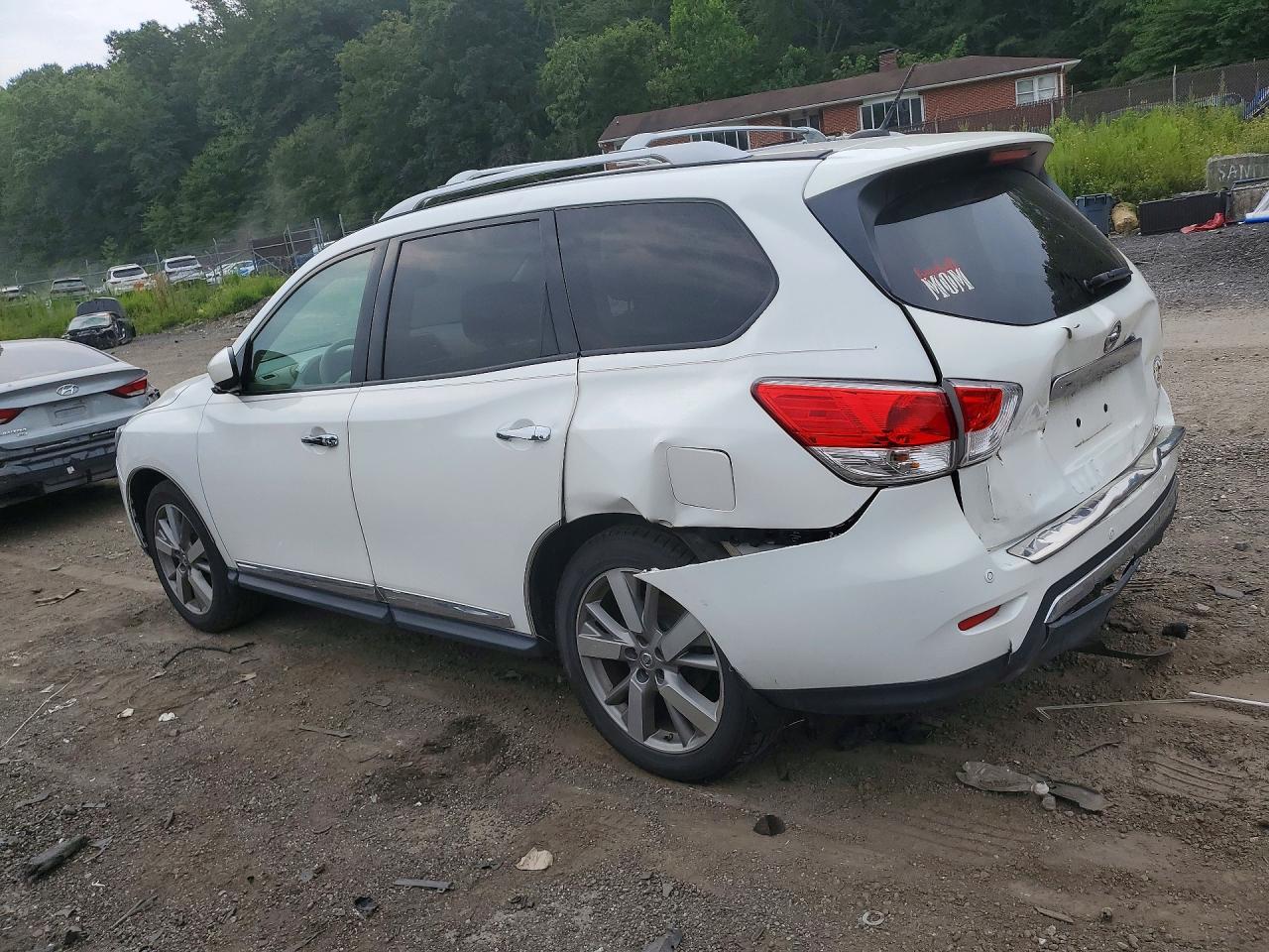 2013 Nissan Pathfinder S Белый vin: 5N1AR2MM6DC658487