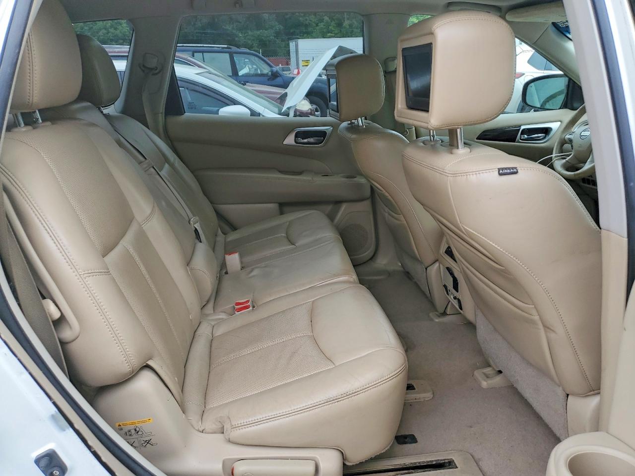2013 Nissan Pathfinder S Белый vin: 5N1AR2MM6DC658487