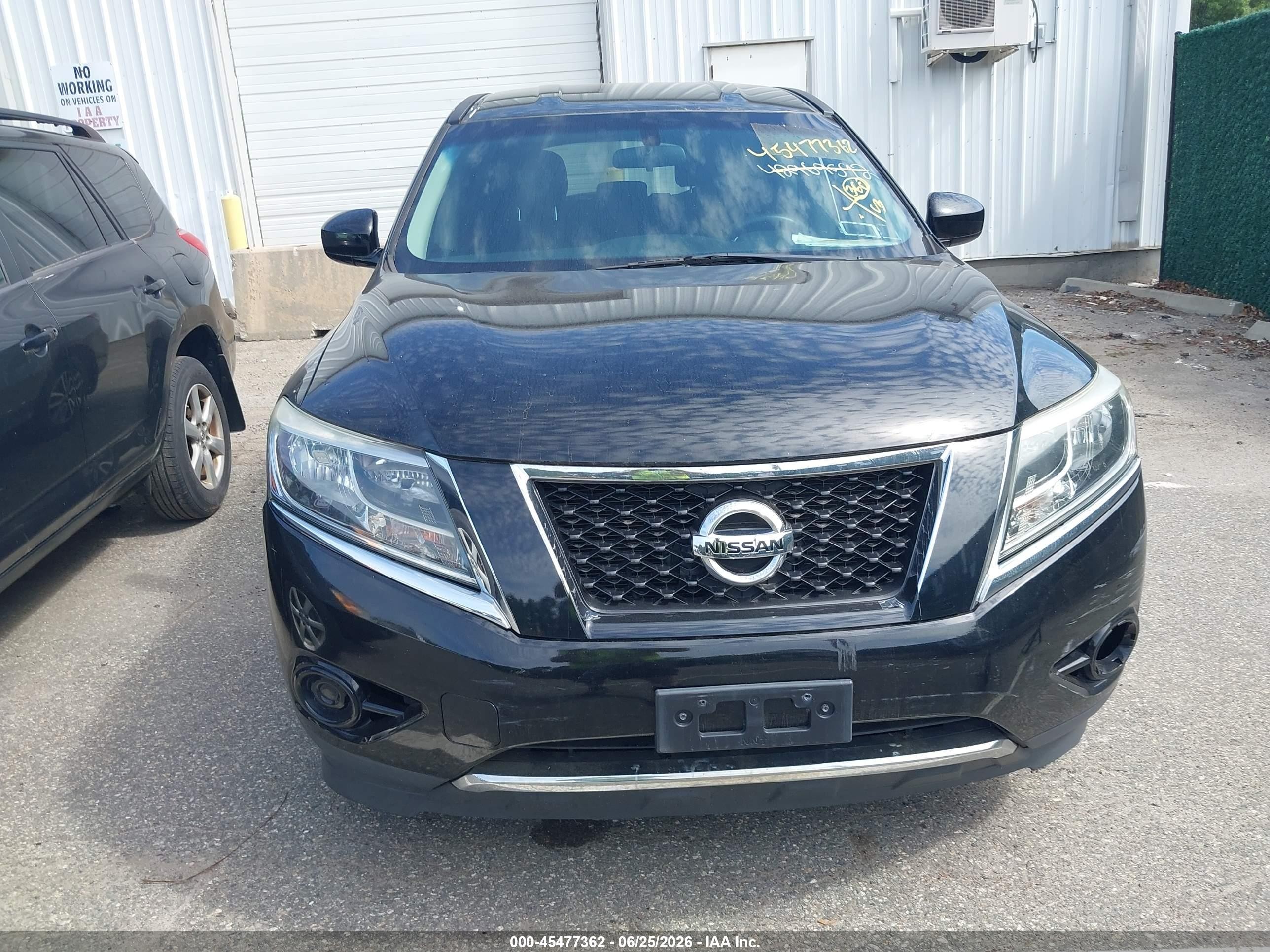 2013 Nissan Pathfinder S Black vin: 5N1AR2MM6DC671742