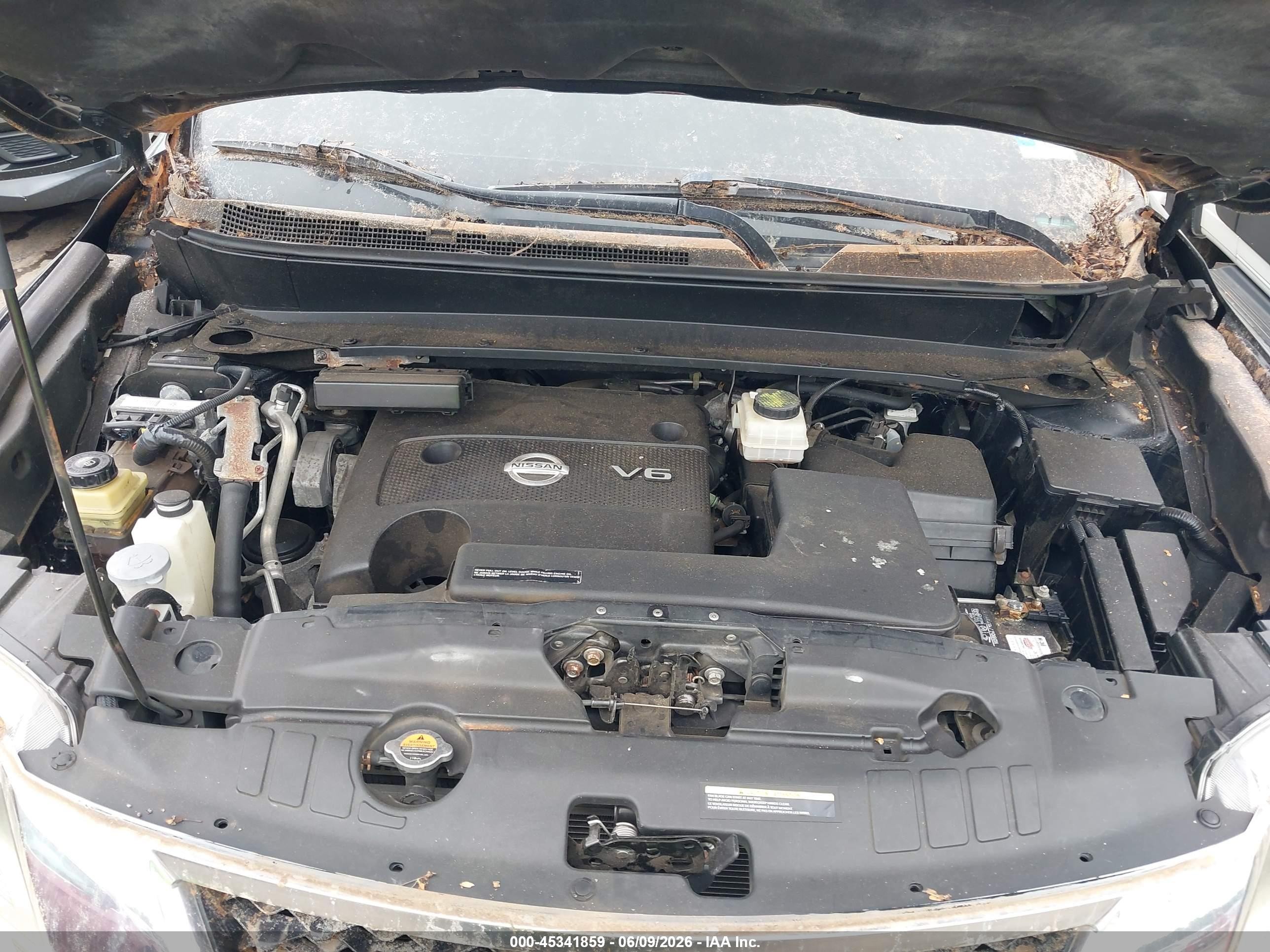 2013 Nissan Pathfinder S Black vin: 5N1AR2MM6DC680103