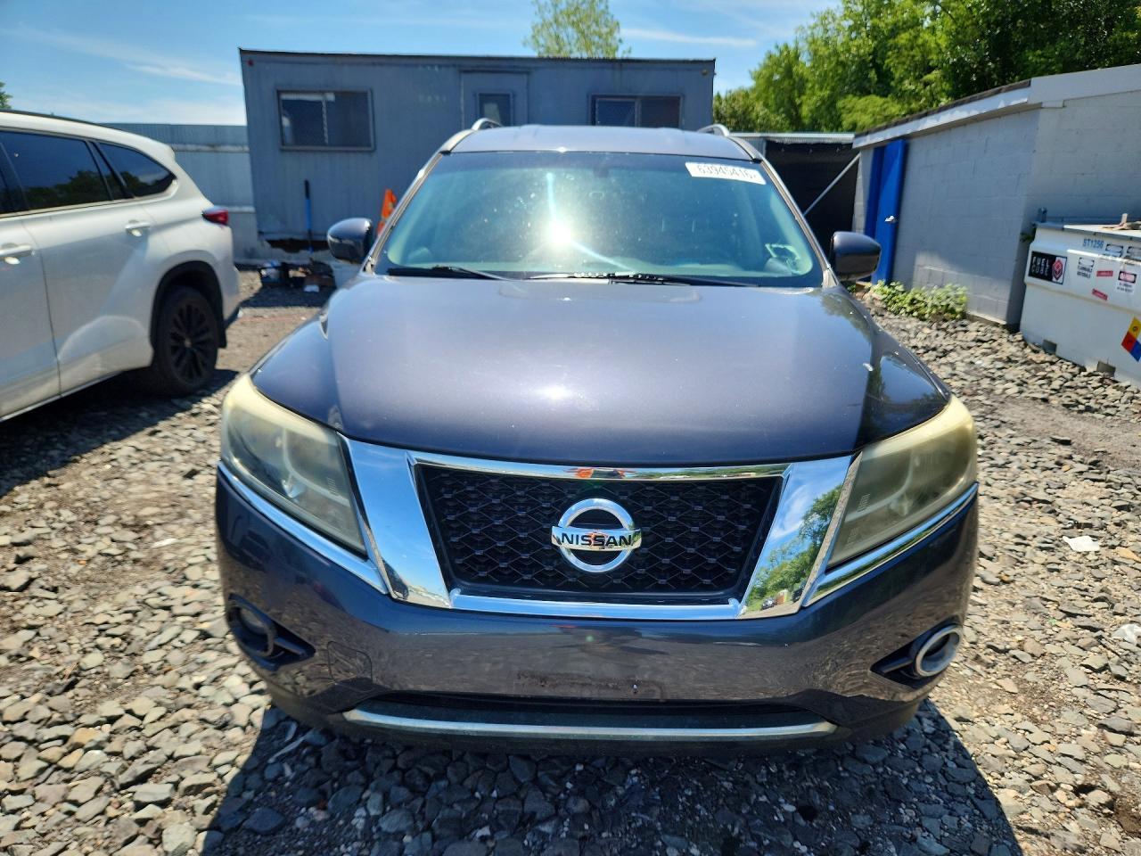 2013 Nissan Pathfinder S Gray vin: 5N1AR2MM6DC684782