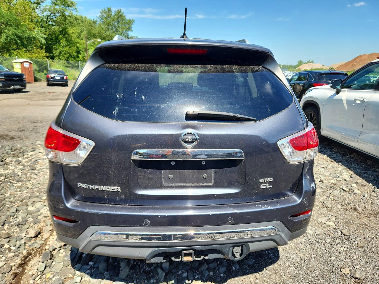 2013 Nissan Pathfinder S Gray vin: 5N1AR2MM6DC684782