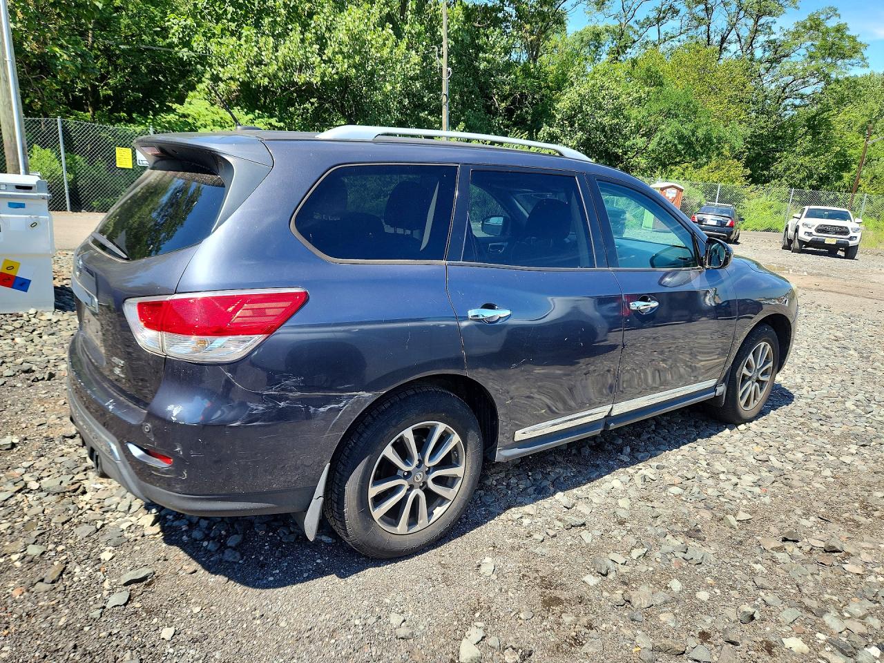 2013 Nissan Pathfinder S Gray vin: 5N1AR2MM6DC684782