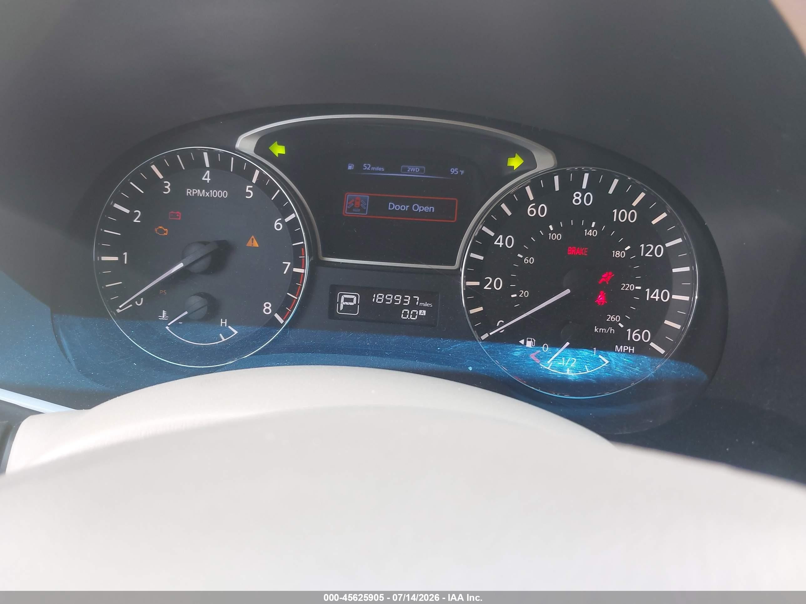 2014 Nissan Pathfinder Platinum White vin: 5N1AR2MM6EC614510