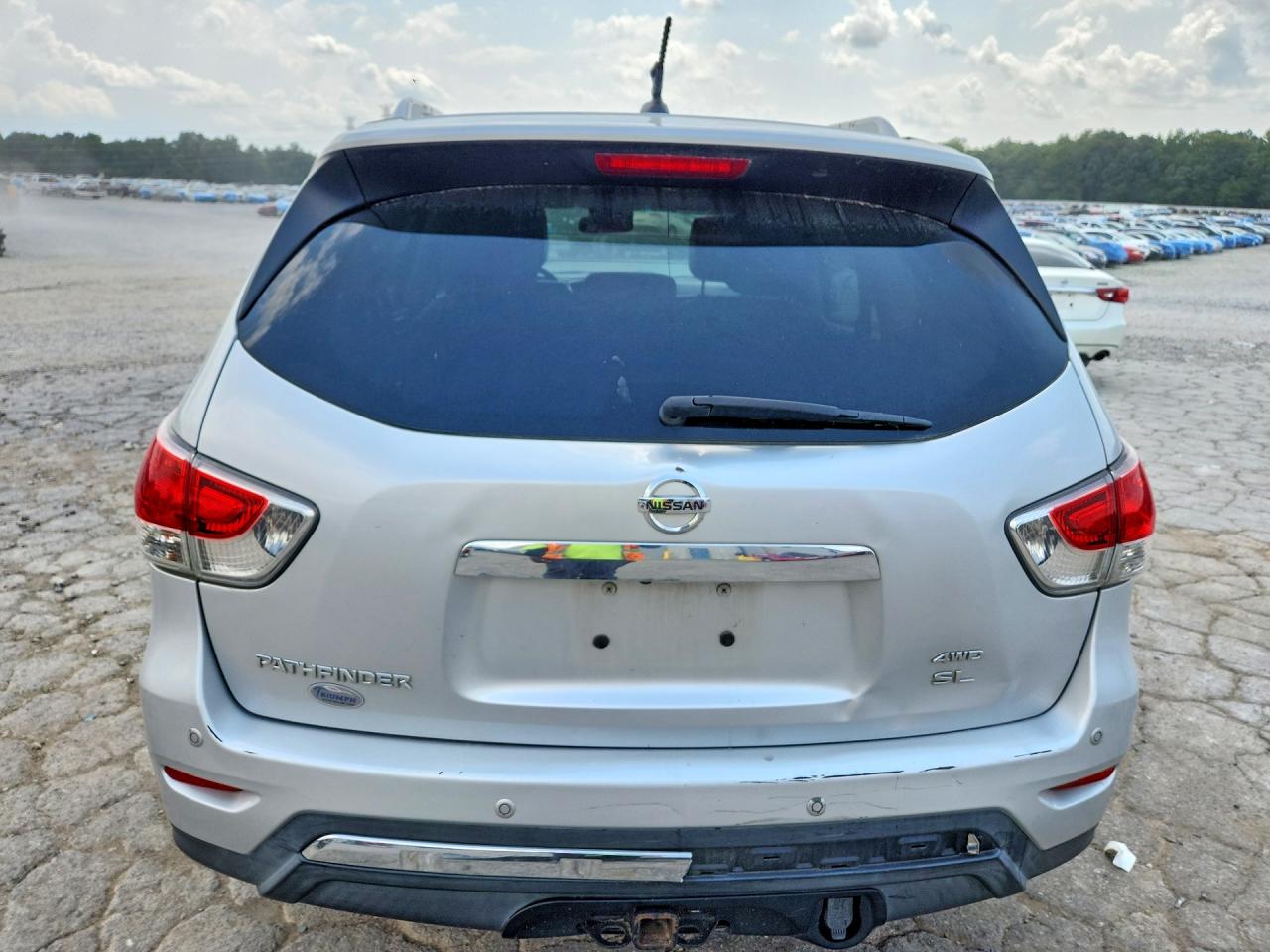 2014 Nissan Pathfinder Sl Silver vin: 5N1AR2MM6EC626138