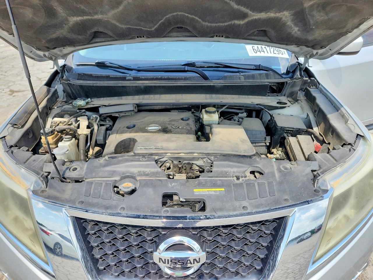 2014 Nissan Pathfinder Sl Silver vin: 5N1AR2MM6EC626138