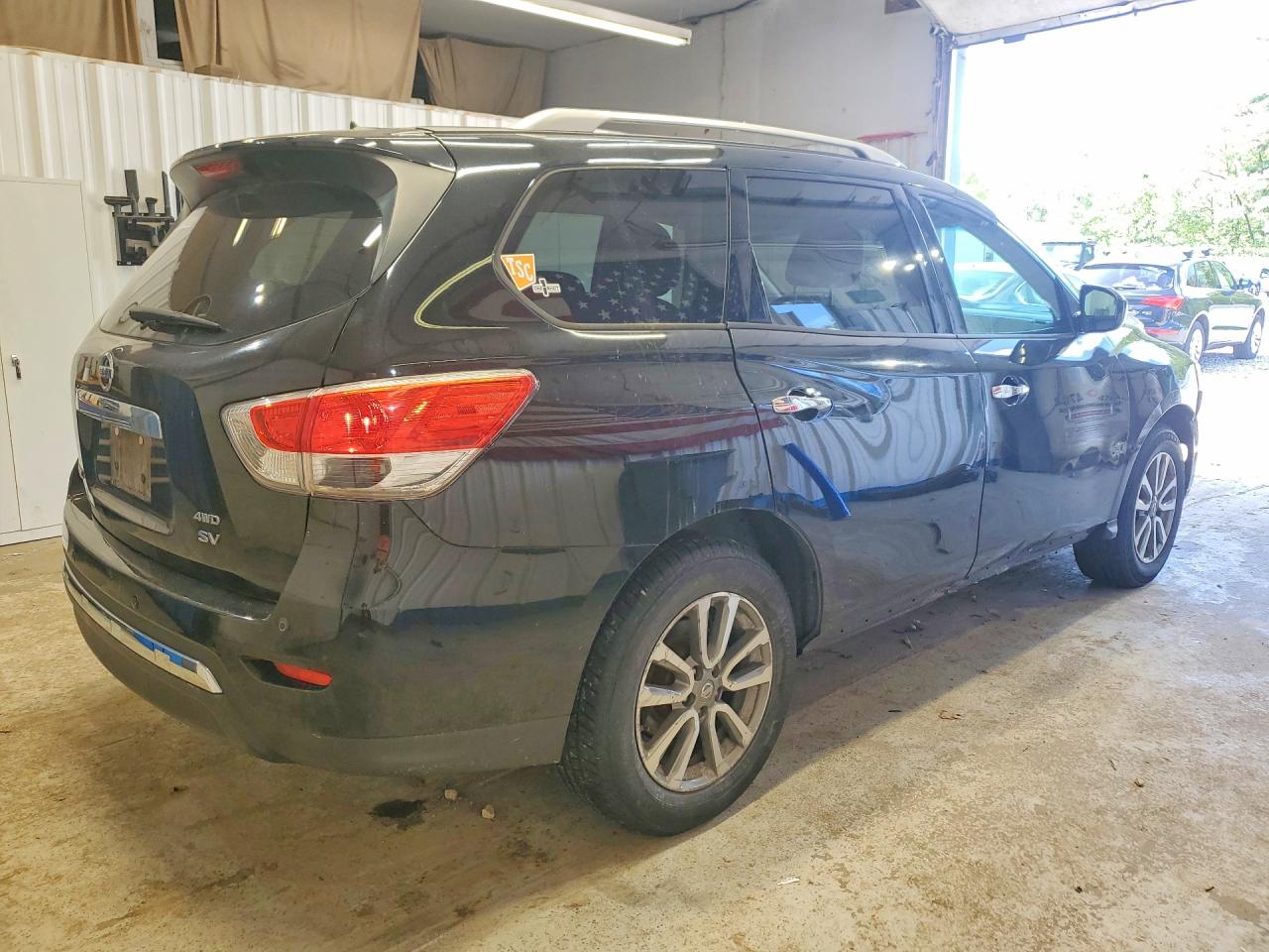 2014 Nissan Pathfinder Sv Black vin: 5N1AR2MM6EC633106