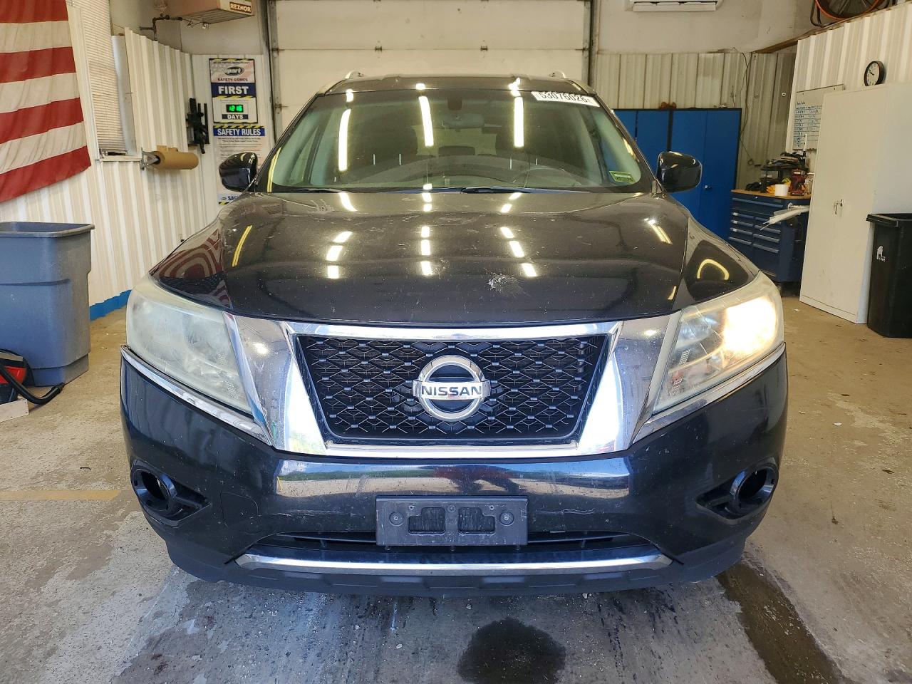 2014 Nissan Pathfinder Sv Black vin: 5N1AR2MM6EC633106