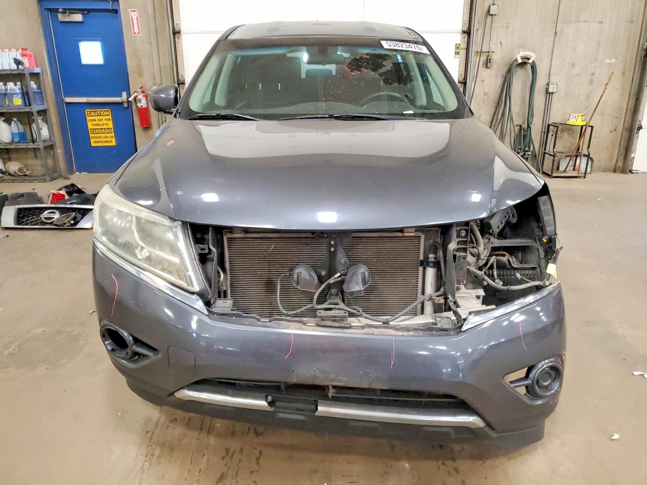 2014 Nissan Pathfinder S Gray vin: 5N1AR2MM6EC635485