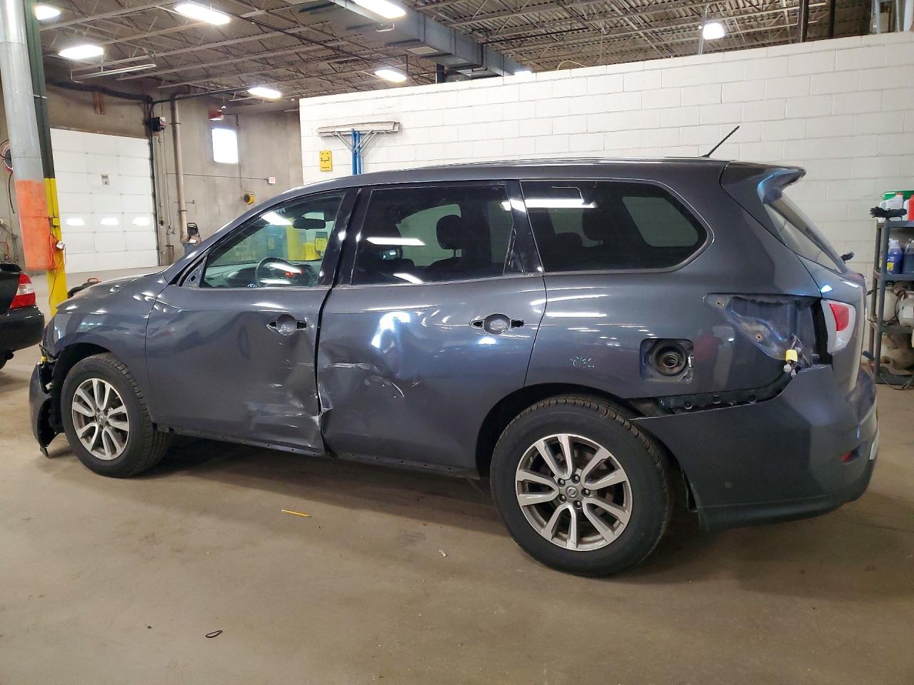 2014 Nissan Pathfinder S Gray vin: 5N1AR2MM6EC635485