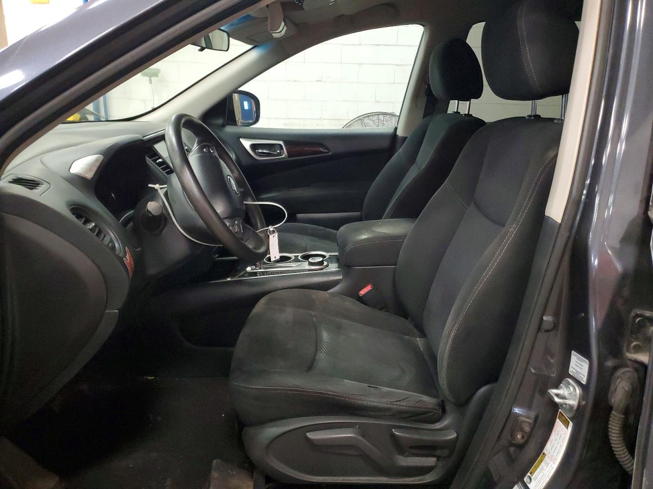 2014 Nissan Pathfinder S Gray vin: 5N1AR2MM6EC635485