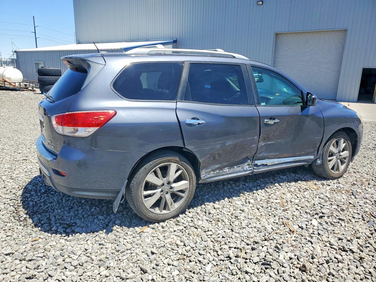 2014 Nissan Pathfinder S Gray vin: 5N1AR2MM6EC639178