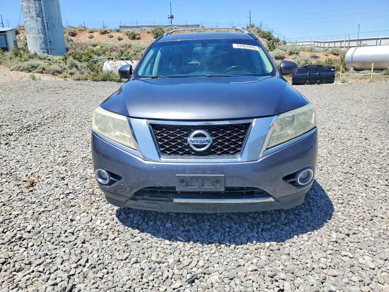 2014 Nissan Pathfinder S Gray vin: 5N1AR2MM6EC639178