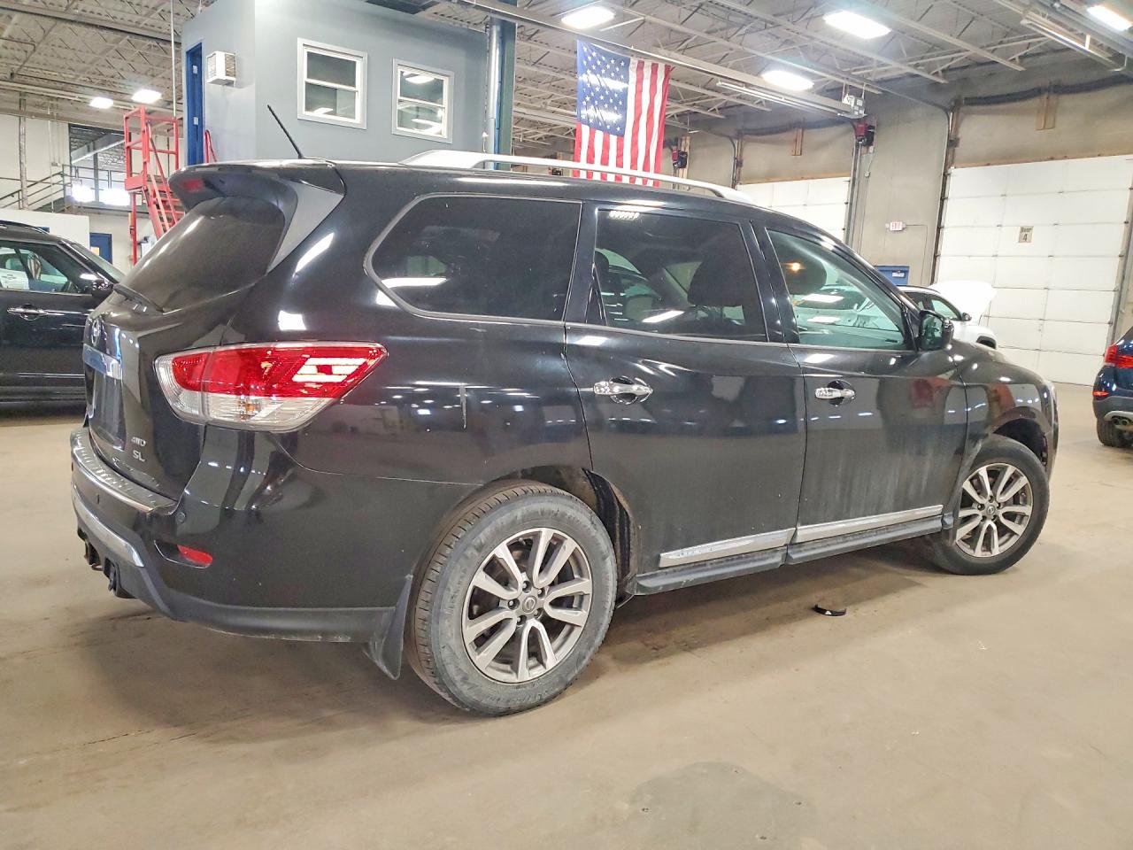 2014 Nissan Pathfinder Sl Black vin: 5N1AR2MM6EC643442