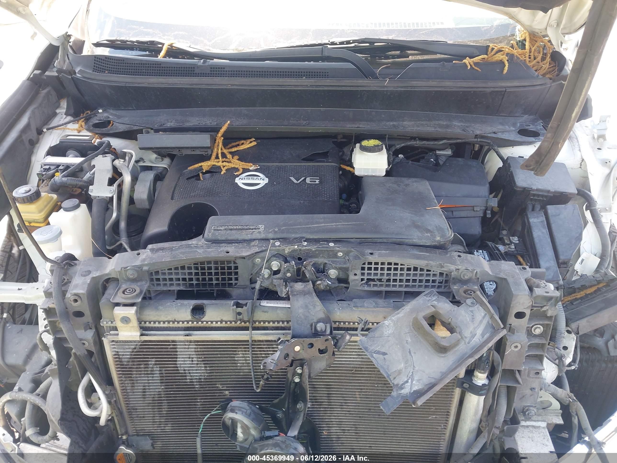 2014 Nissan Pathfinder Platinum White vin: 5N1AR2MM6EC647054