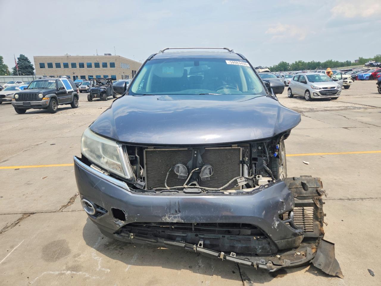 2014 Nissan Pathfinder S Charcoal vin: 5N1AR2MM6EC667191